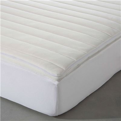 Surmatelas mémoire de forme   housse - ERGONOMIQUE - accueil moelleux