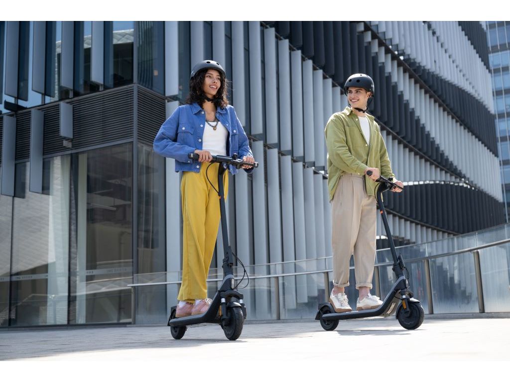 TROTINETE SEGWAY E2 E II PRETA E CINZA