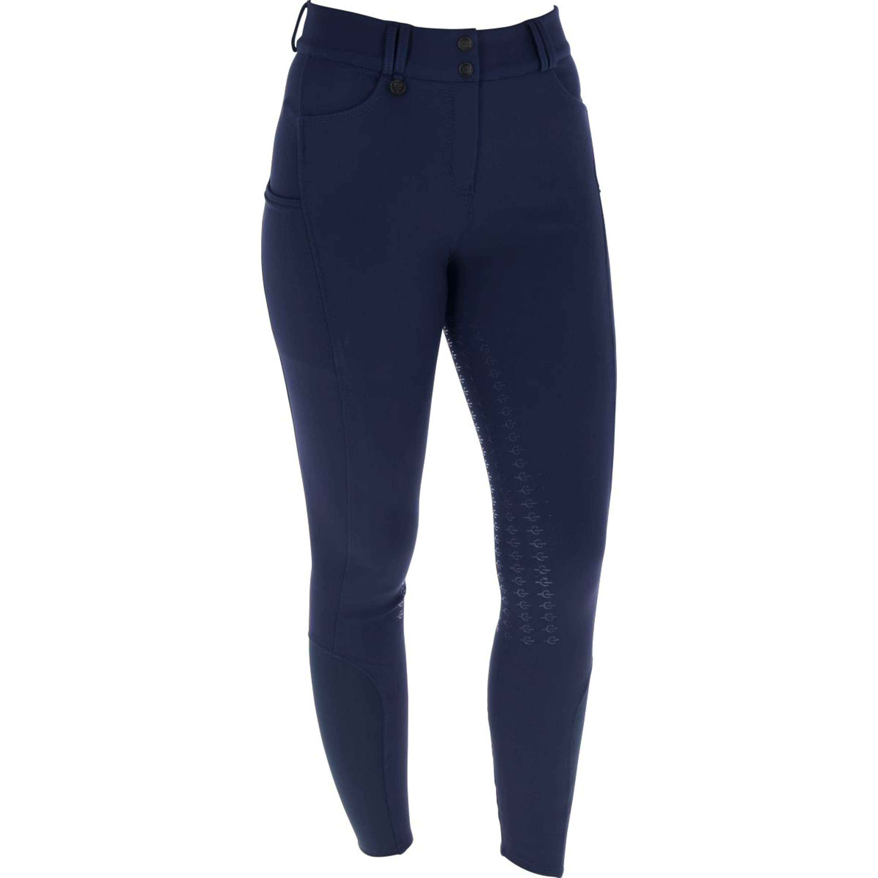 Covalliero Rijbroek AW25 Full Grip Dark Navy