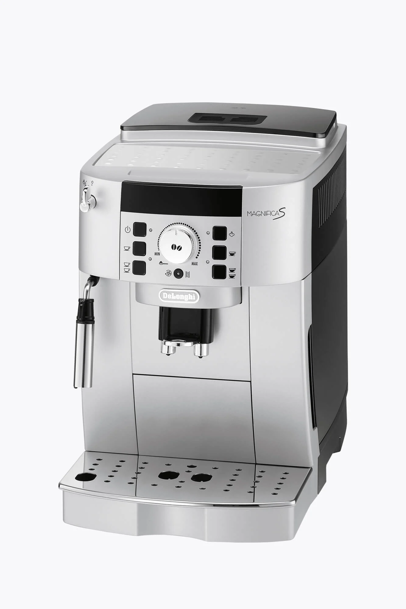 DeLonghi Magnifica S ECAM 22.110 Kaffeevollautomat, Silber/Schwarz
