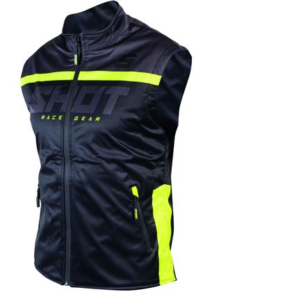 Veste enduro Shot BODYWARMER LITE 2.0 - BLACK NEON YELLOW 2024 - Noir / Jaune