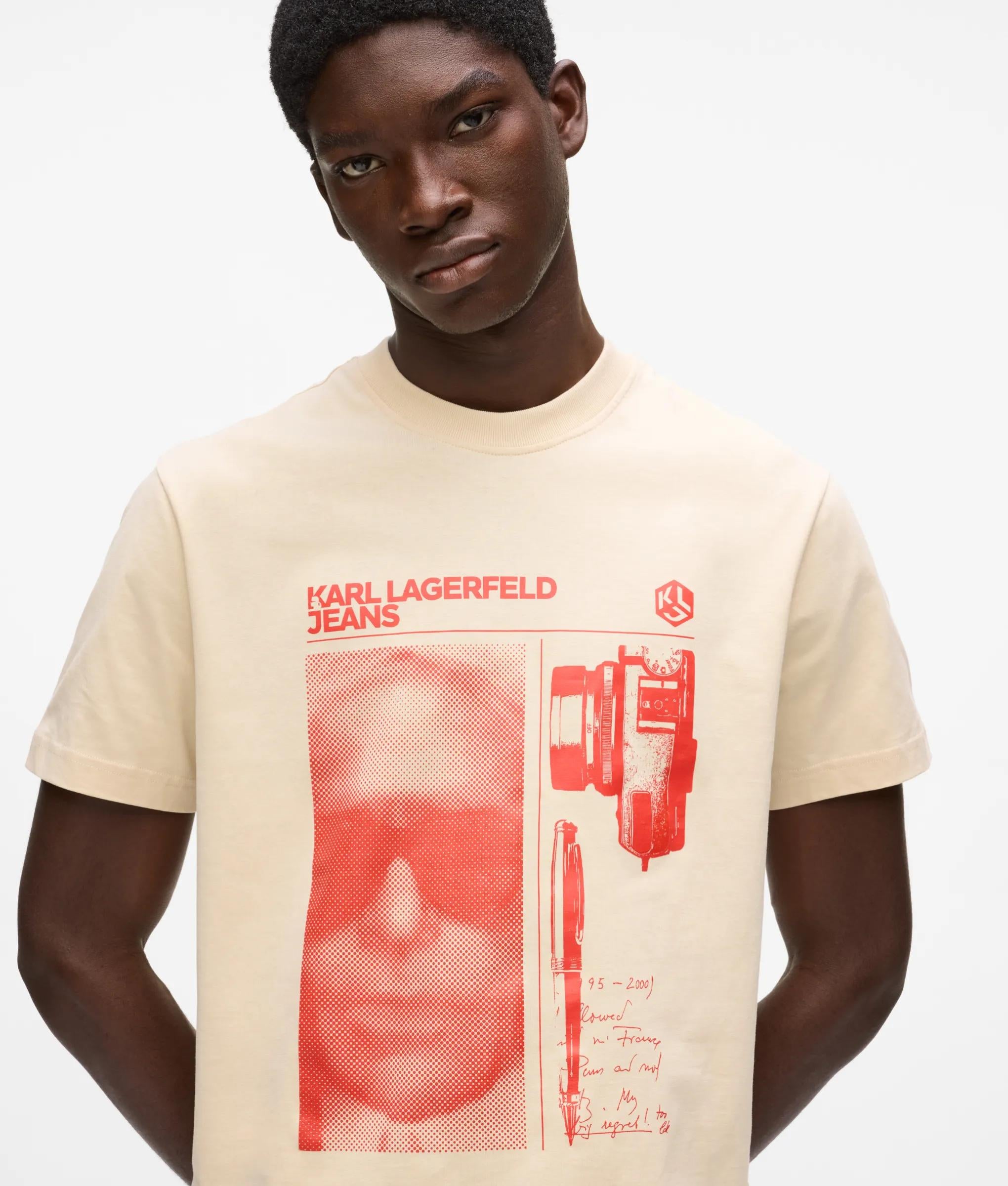 T-shirt met grafische Karl-opdruk