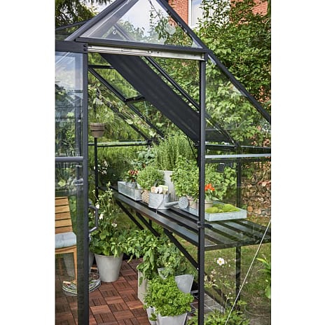 Halls Qube 68 integreret drivhusbord - sort