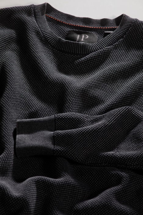Pullover, Strukturstrick, Vintage Look, Rundhals