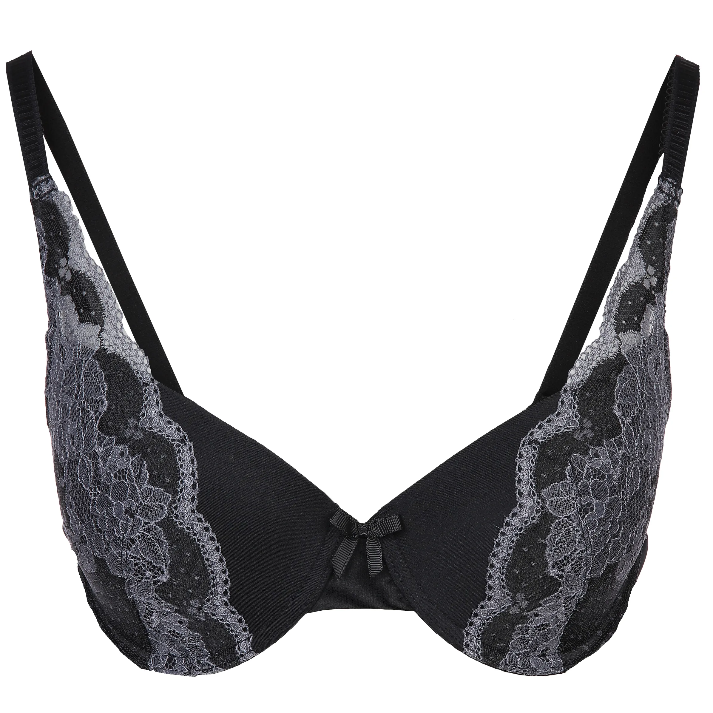 Damen Push Up BH mit Spitzenbesatz