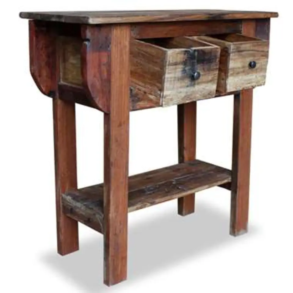 vidaXL - Wandtafel - Bruin - Hout