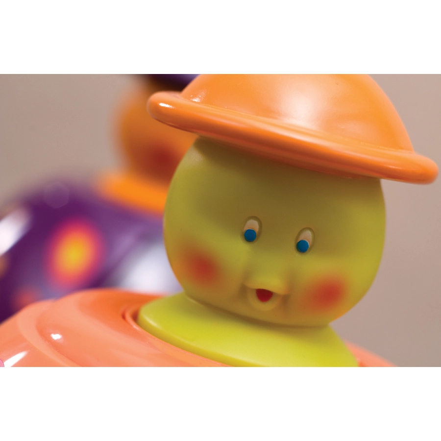B.TOYS B. Poppitoppy Tangerine Kreisel 1