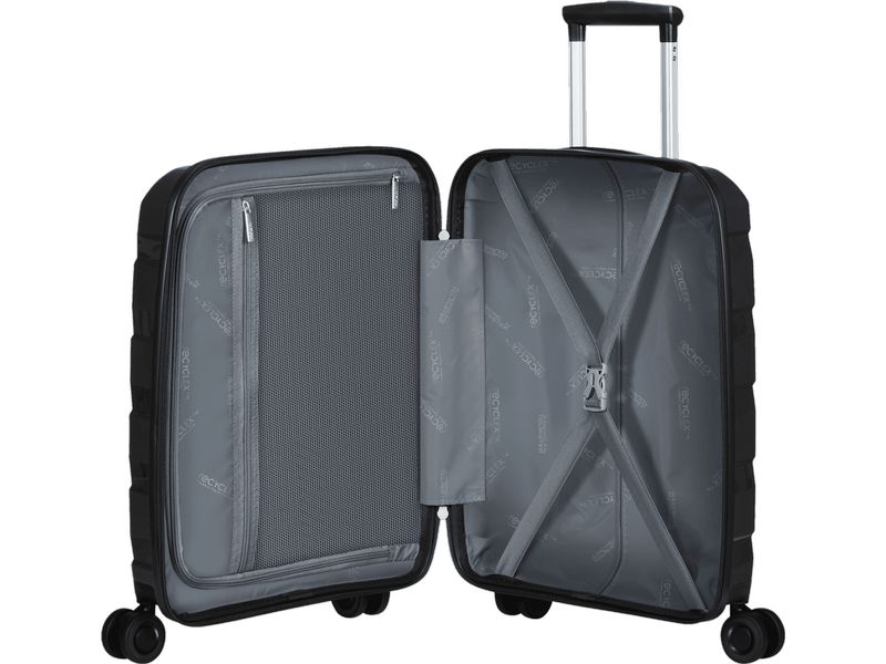 American Tourister Reisekoffer Air Move Spinner 55 Schwarz Handgepäck-Trolley