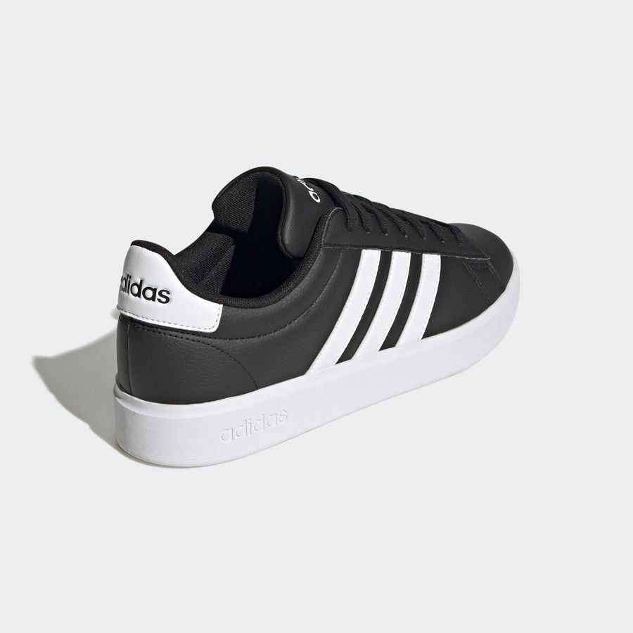 adidas Chaussures Court Cloudfoam Comfort - Noir/Blanc