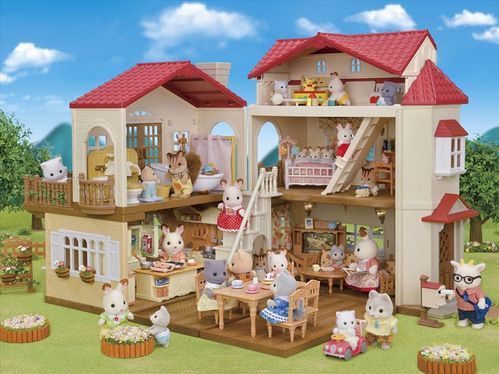 Sylvanian Families - Groot Poppenhuis met Geheime Speelkamer - Licht