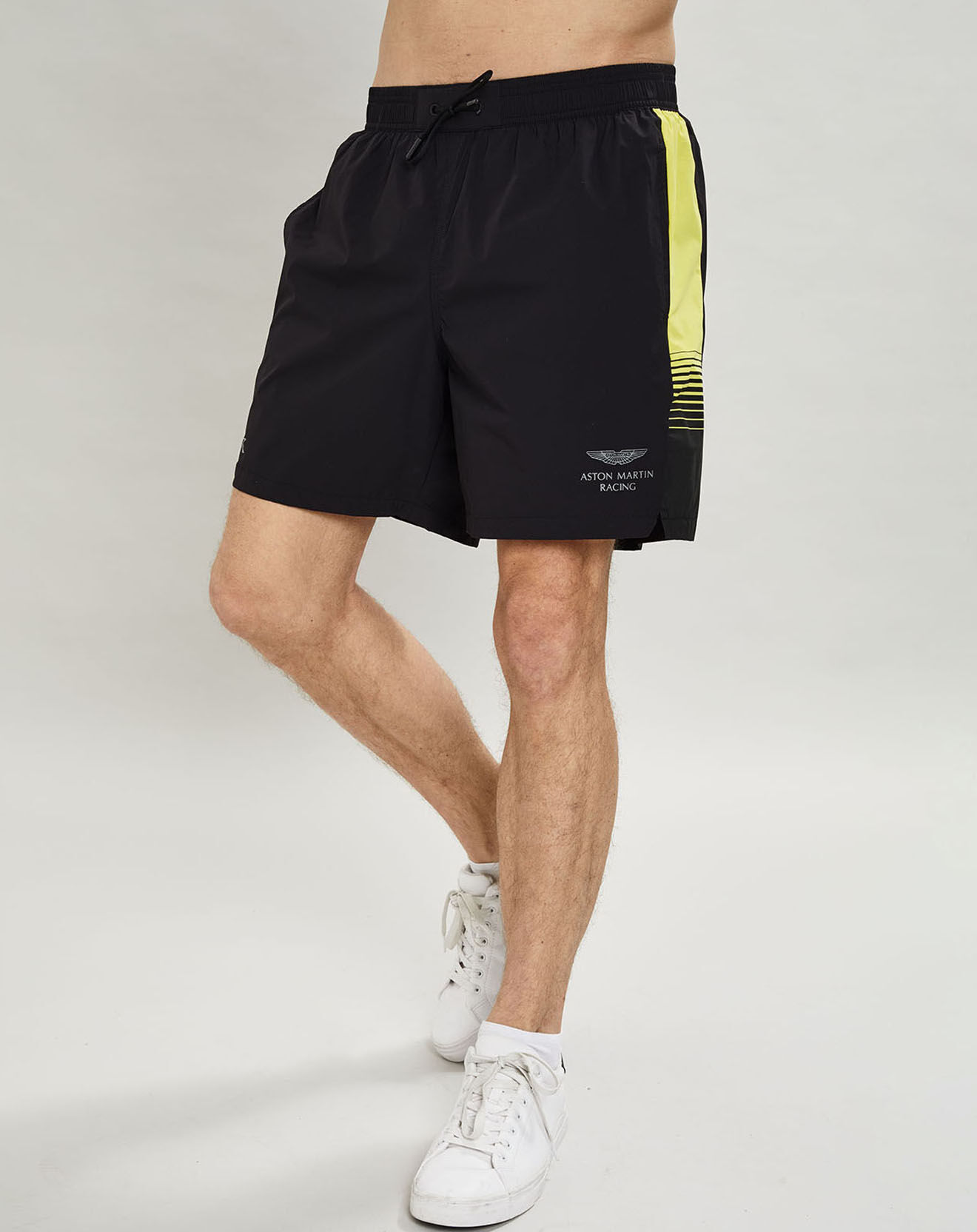 Hackett London Short de Bain Aston Martin Racing fluo noir