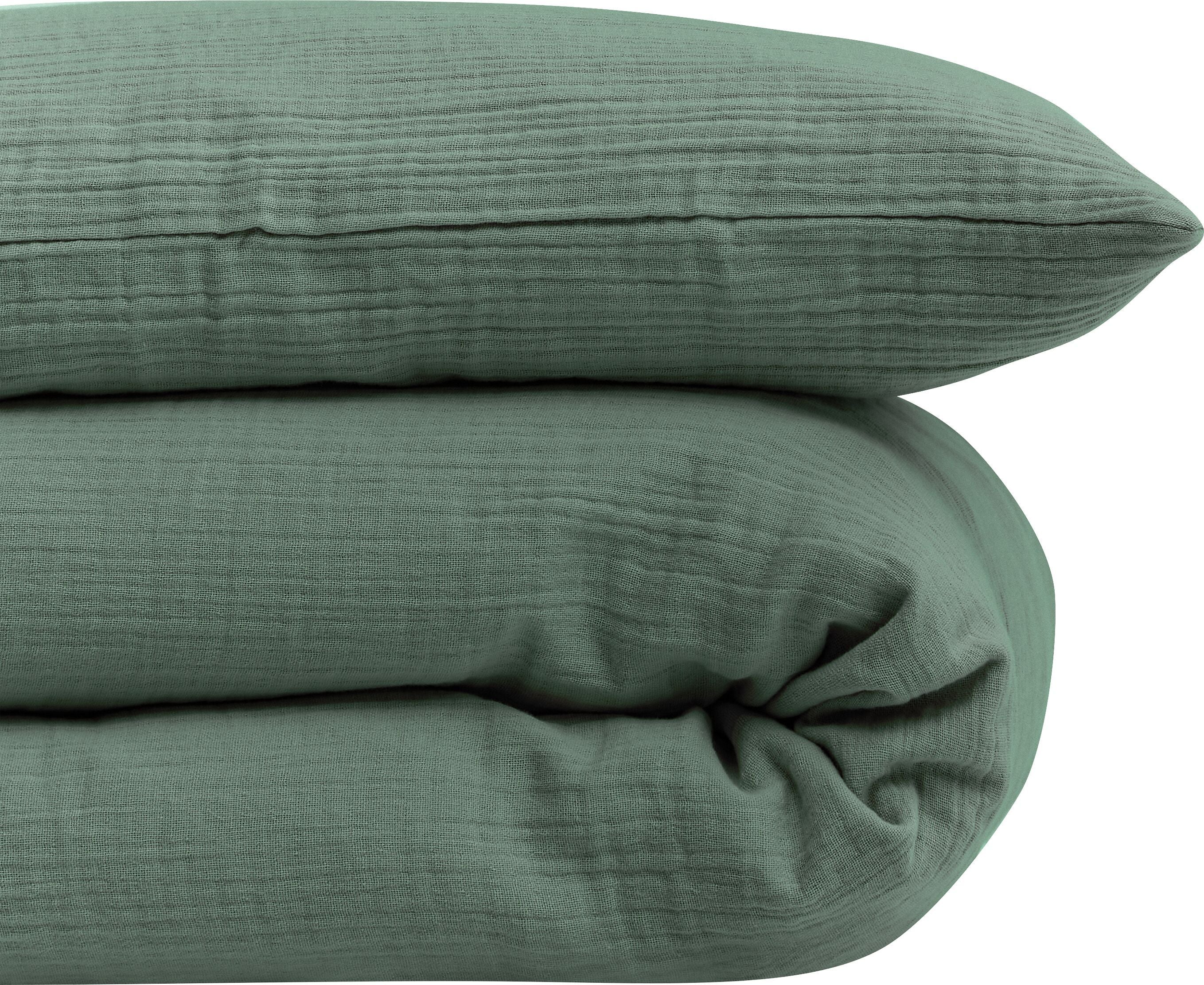 DANILO Baby Bettwäschegarnitur - Grün / B: 100.0 cm x T: 135.0 cm
