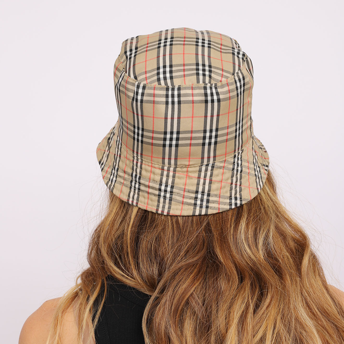 Burberry Bob en Coton Check beige - Très bon état