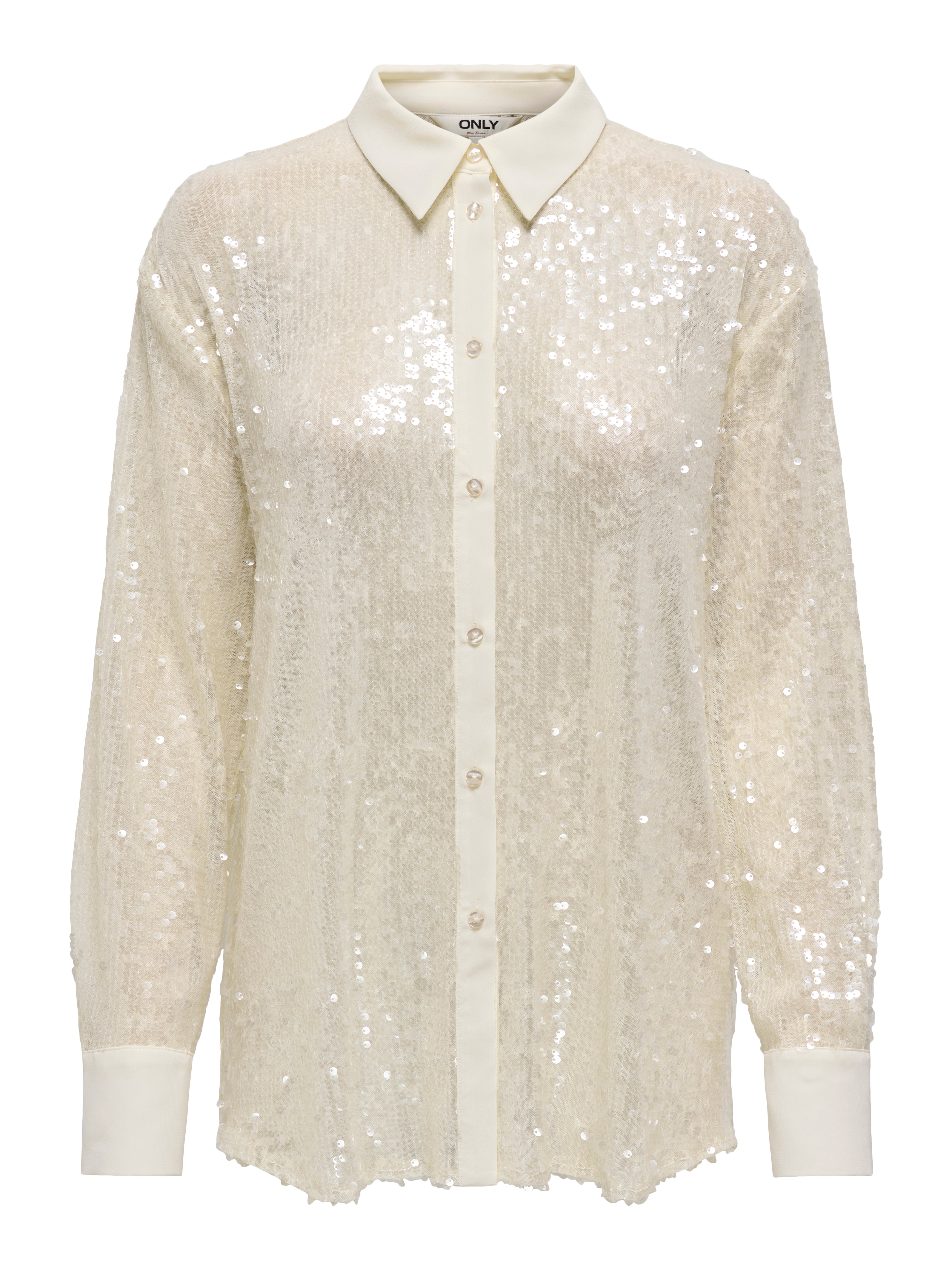 ONLCARIN Hemd Creme