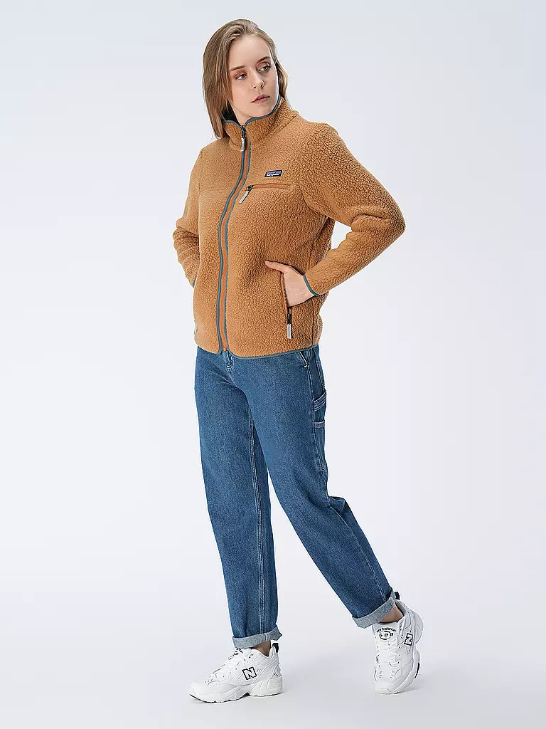 PATAGONIA Fleecejacke RETRO PILE JACKET braun