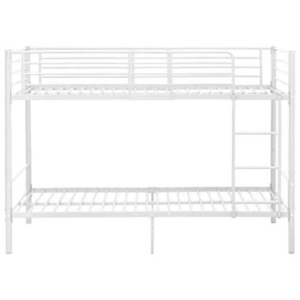 vidaXL - Stapelbed - Wit - metaal - 90x200 cm