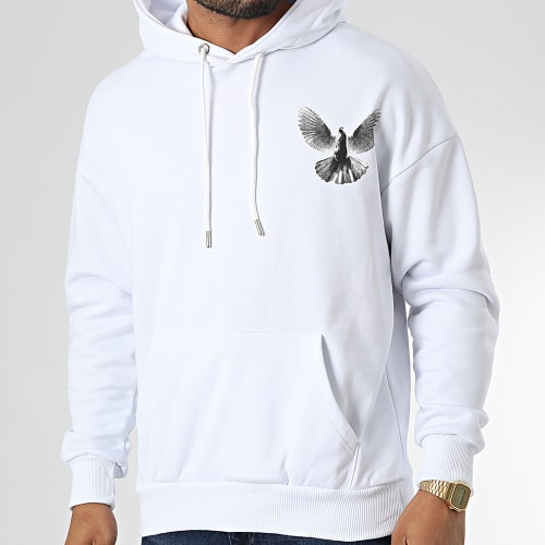 Sweat Capuche LL712 Blanc