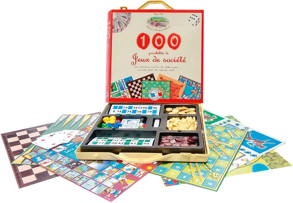 MALLETTE 100 JEUX DE SOCIETE