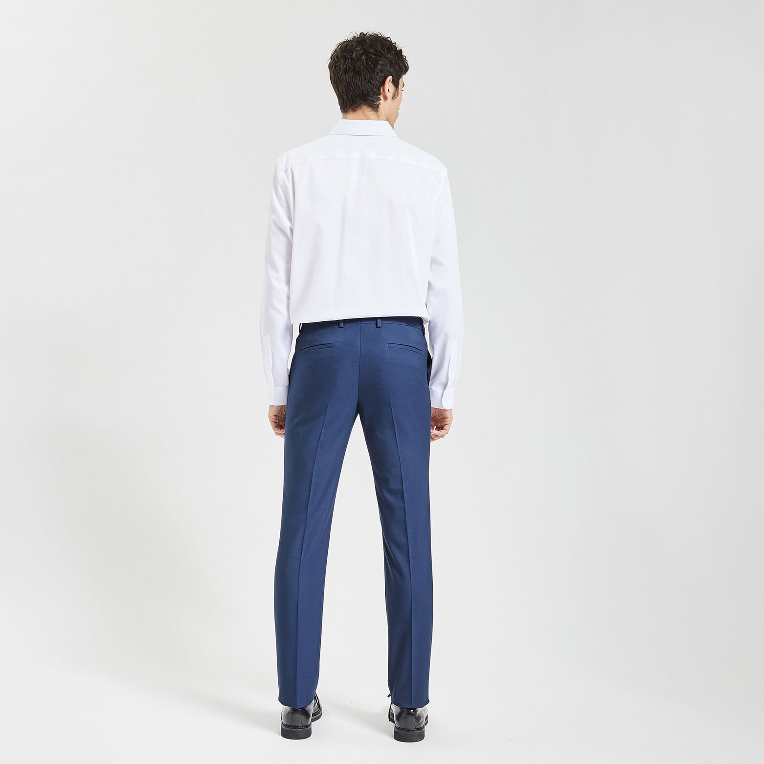 Pantalon de costume slim Bleu moyen