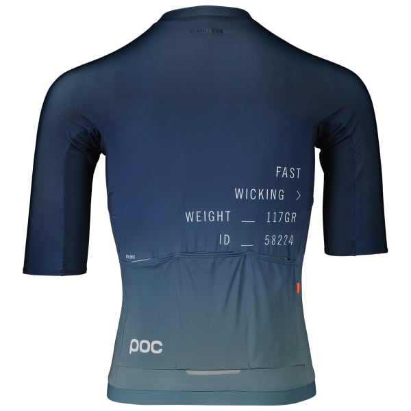 Maillot vélo POC M'S PRISTINE PRINT JERSEY GRADIENT TURMALINE NAVY