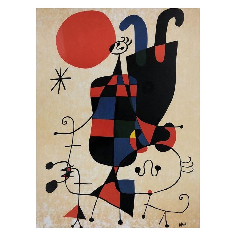 Puzzle 1500 pièces - Miro - Upside down figures