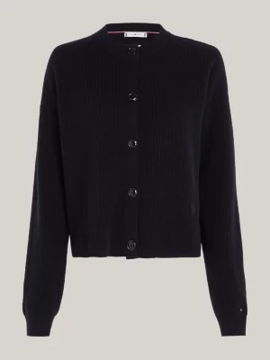 Cardigã de lã e cashmere de estilo descontraído