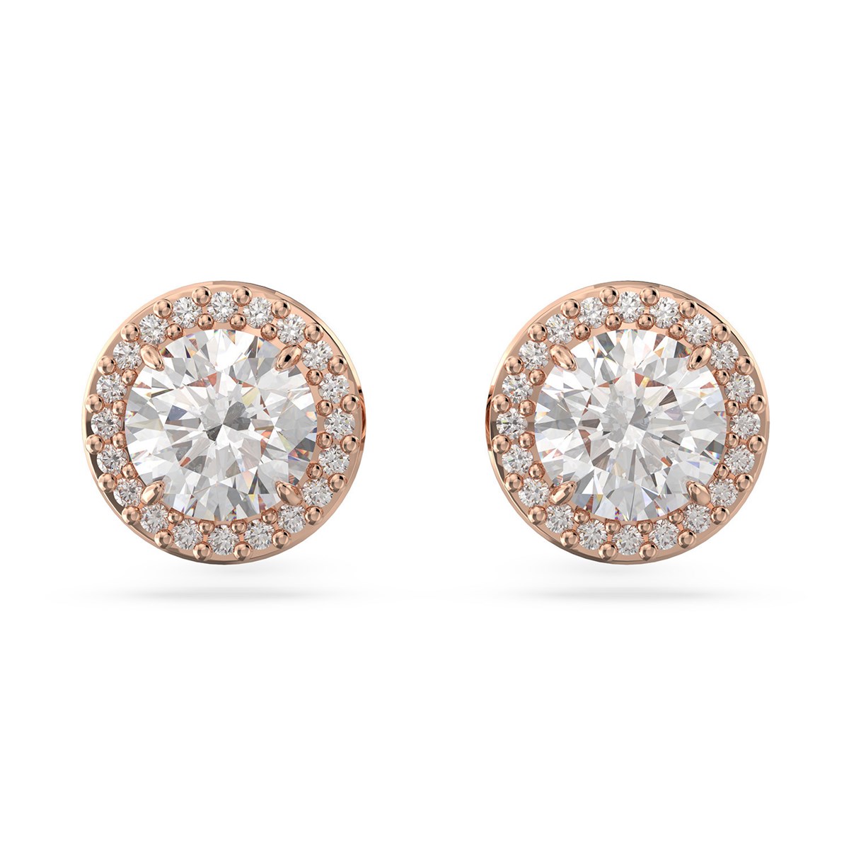 Clous d'oreilles Swarovski Constella rosés