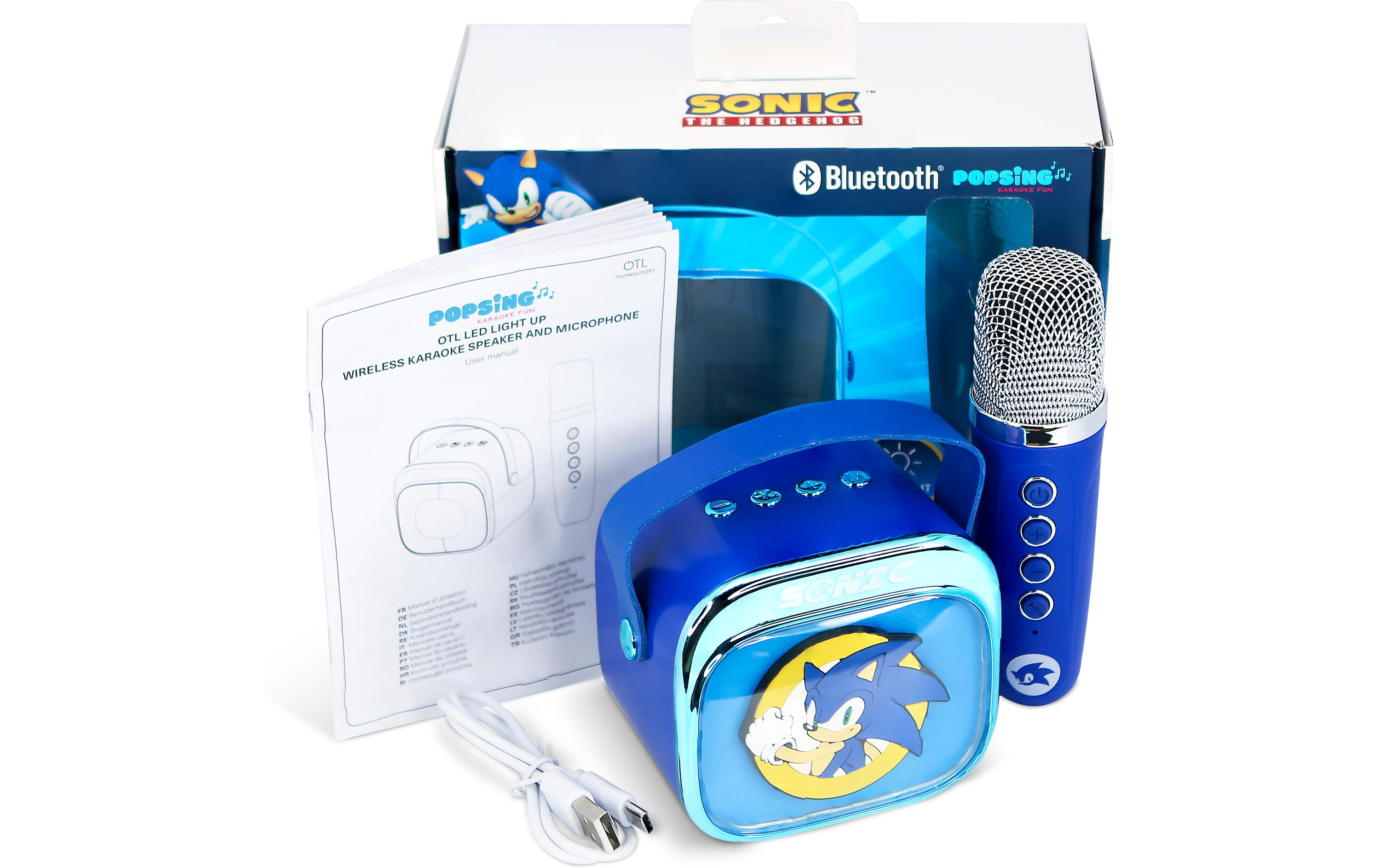 Sonic LED Wireless Karaoke Lautsprecher und MikrofonMit LED-Leuchten