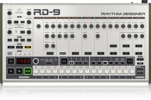 Behringer RD-9, LED