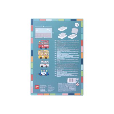 Apli Kids - Jeu magnétique Voitures