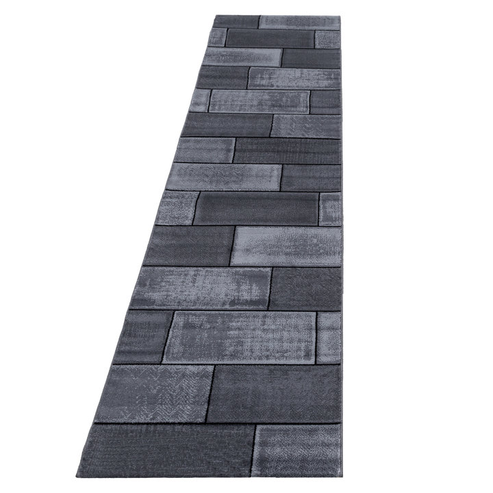 Moderne loper - Plus Zwart 8007 | Ruim assortiment