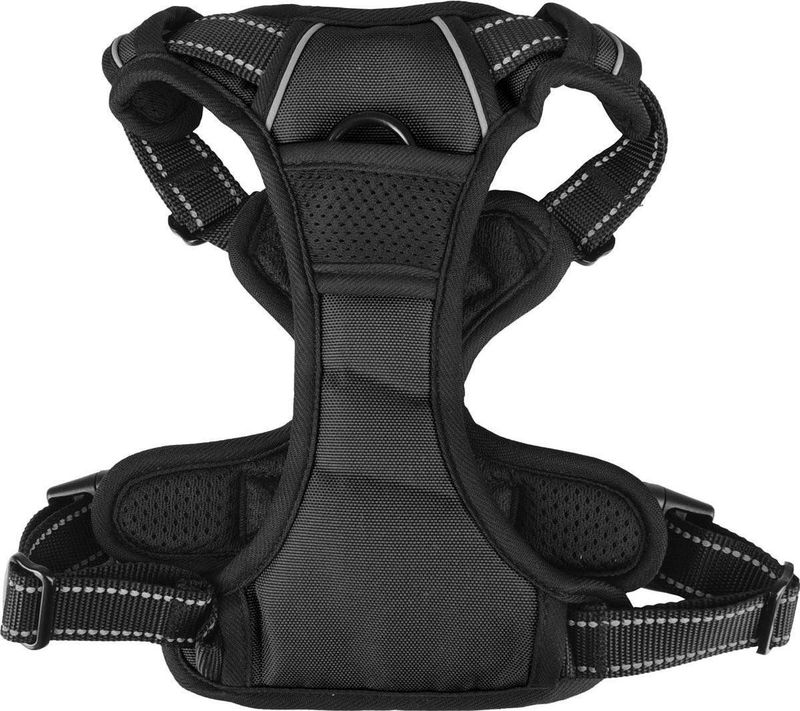 FLAMINGO Hondentuig Balou M 50-65 cm 25 mm zwart