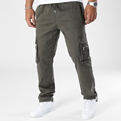 Pantalon Cargo Vert Kaki