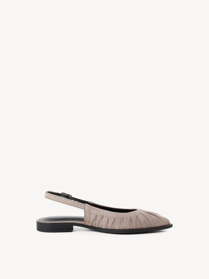 Leren Slingpumps - beige