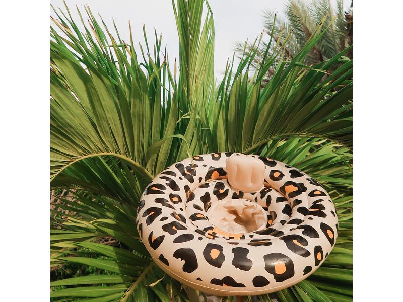 Swim Essentials Schwimmsitz 0-1 Jahre Leopard Beige Babyschwimmer