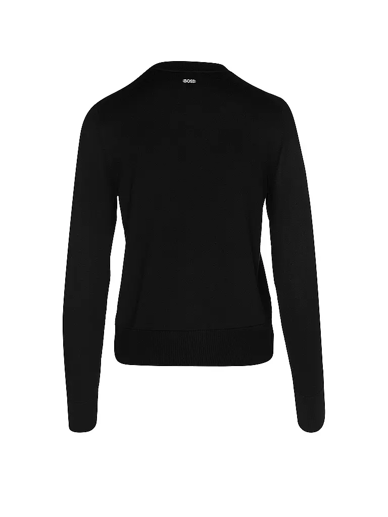 BOSS Cardigan FADENASI schwarz