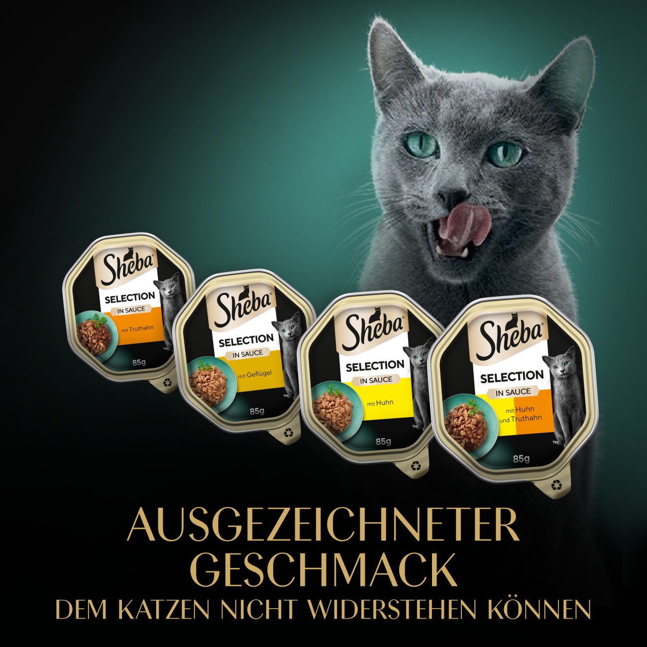 Sheba Multipack Selection in Sauce Geflügel Variation 12x85 g