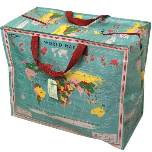 Rex london jumbo opbergtas world map