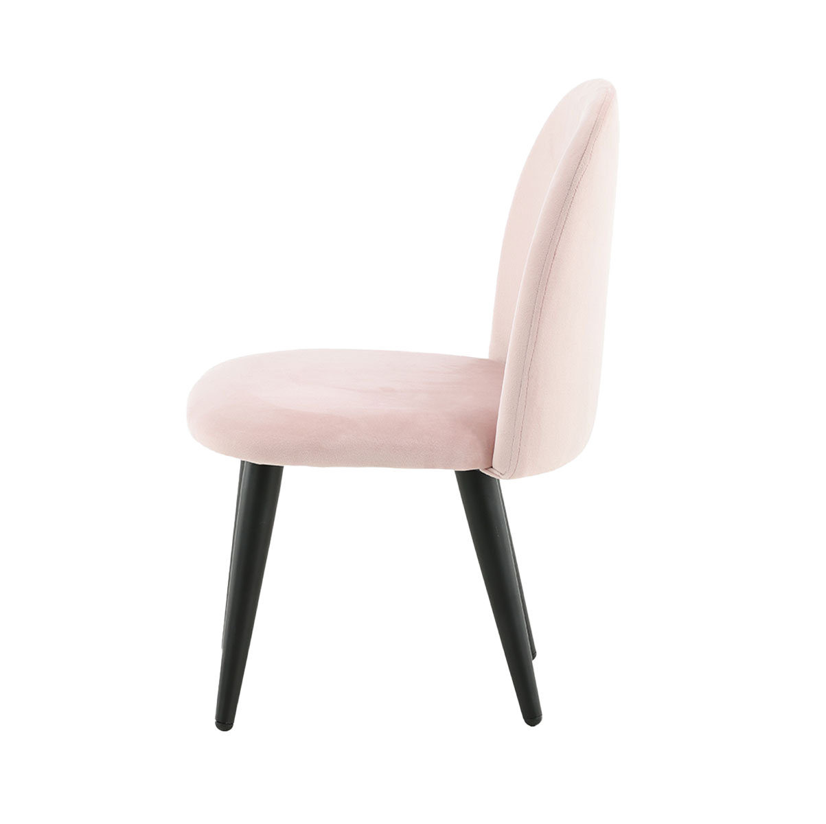 Kinderstoel Britta velvet Roze