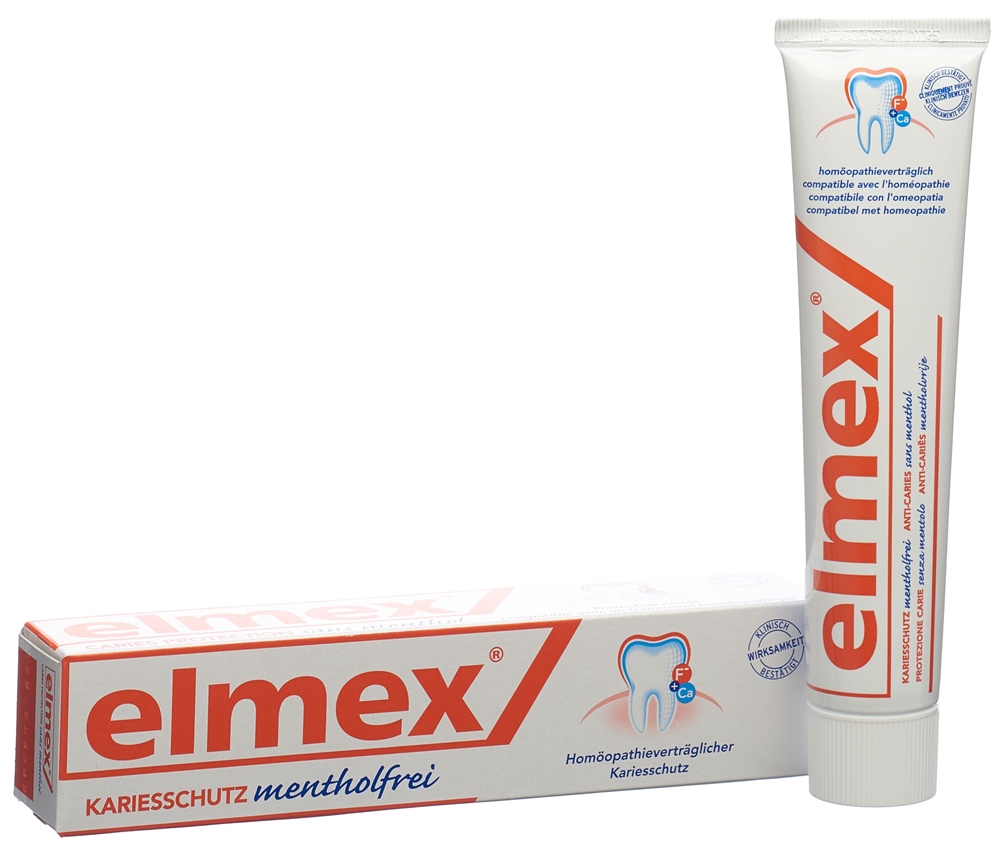 ELMEX KARIESSCHUTZ Zahnpasta Paste mentholfrei Tb 75 ml