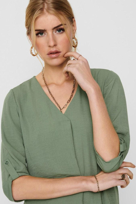 Jacqueline de Yong groene dames blouse