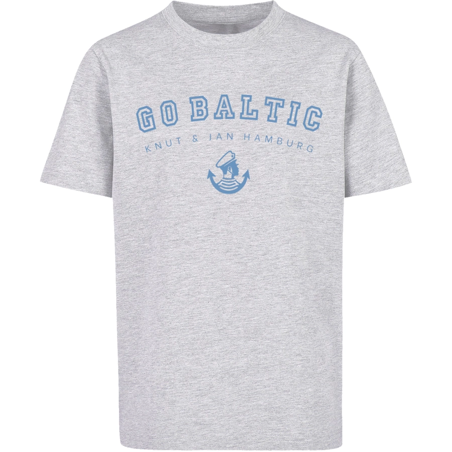F4NT4STIC T-Shirt Go Baltic Knut & Jan Hamburg heather grey