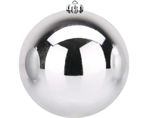 Grote XXL kerstbal Lafiora Ø 30 cm zilver glans