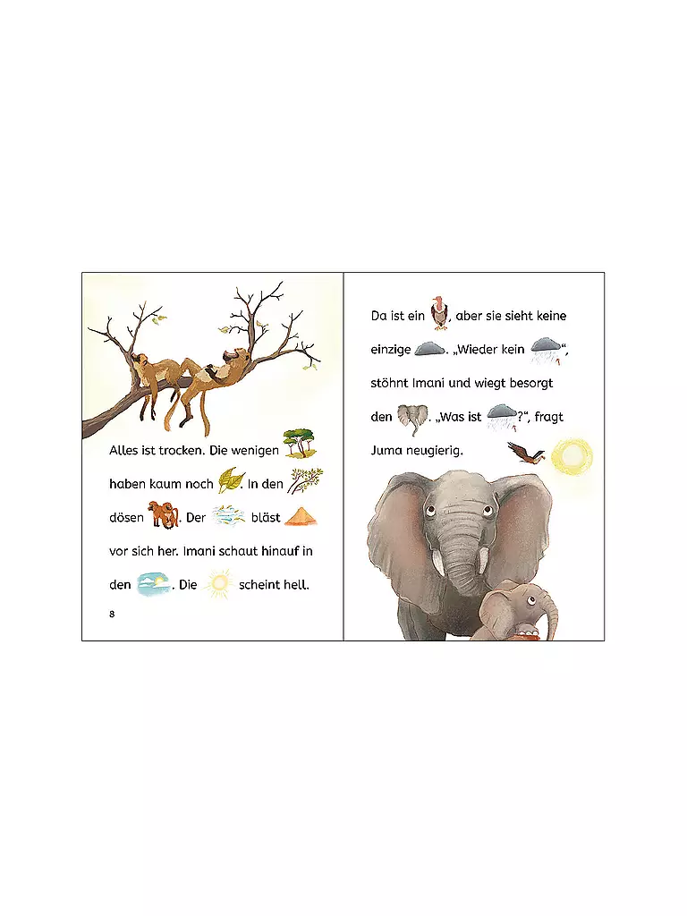 LOEWE VERLAG Buch - Bildermaus - Nur Mut, kleiner Elefant! keine Farbe