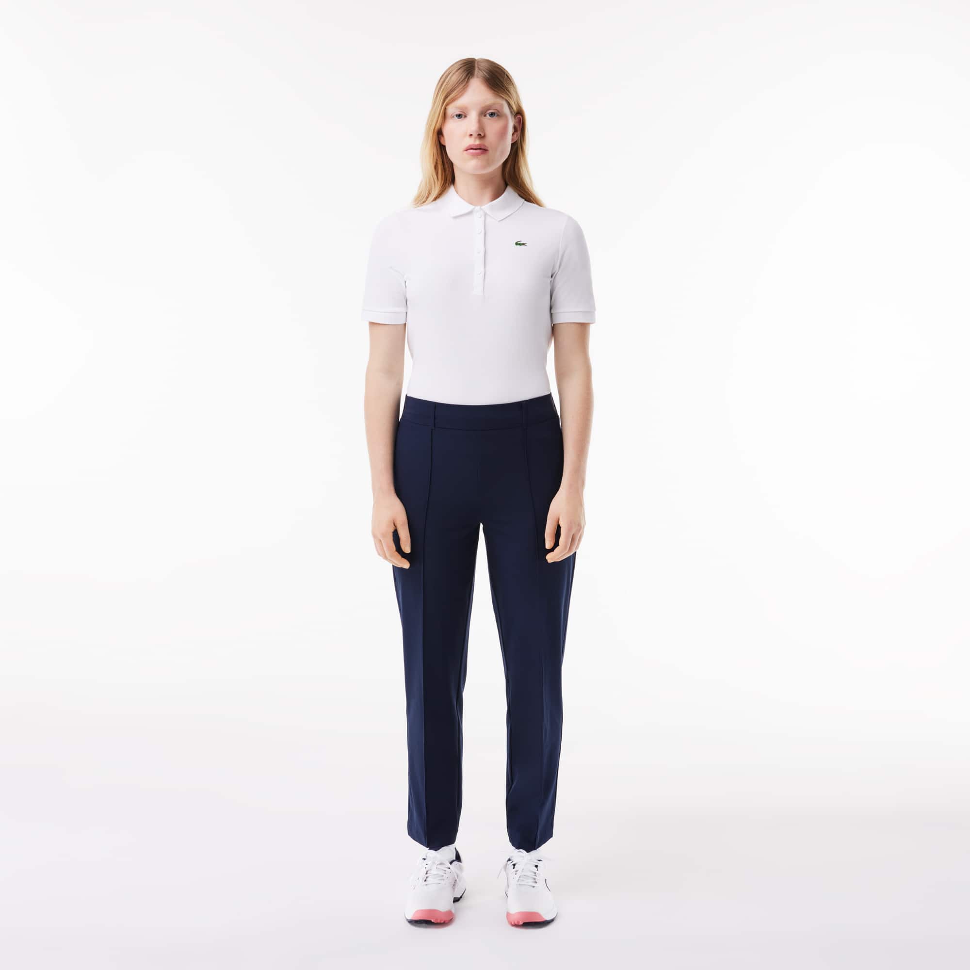 Pantalon Golf en tissu léger stretch regular fit Pantalons & Shorts - Bleu - Lacoste - Femme