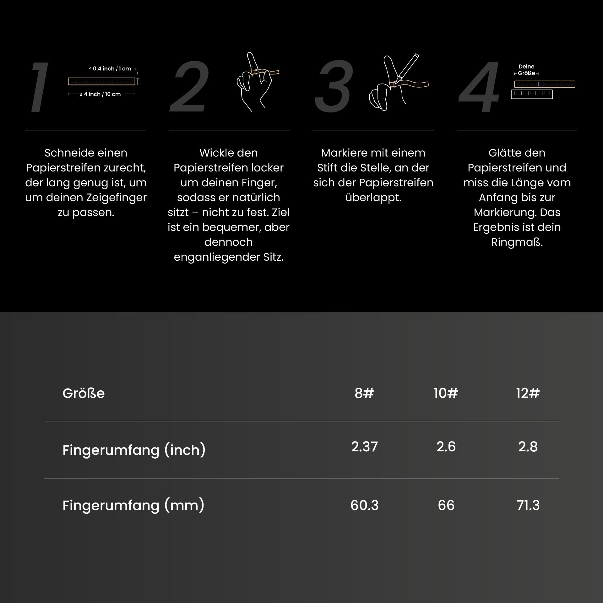 Amazfit Fitness-Tracker »Helio Ring (Size 10)«