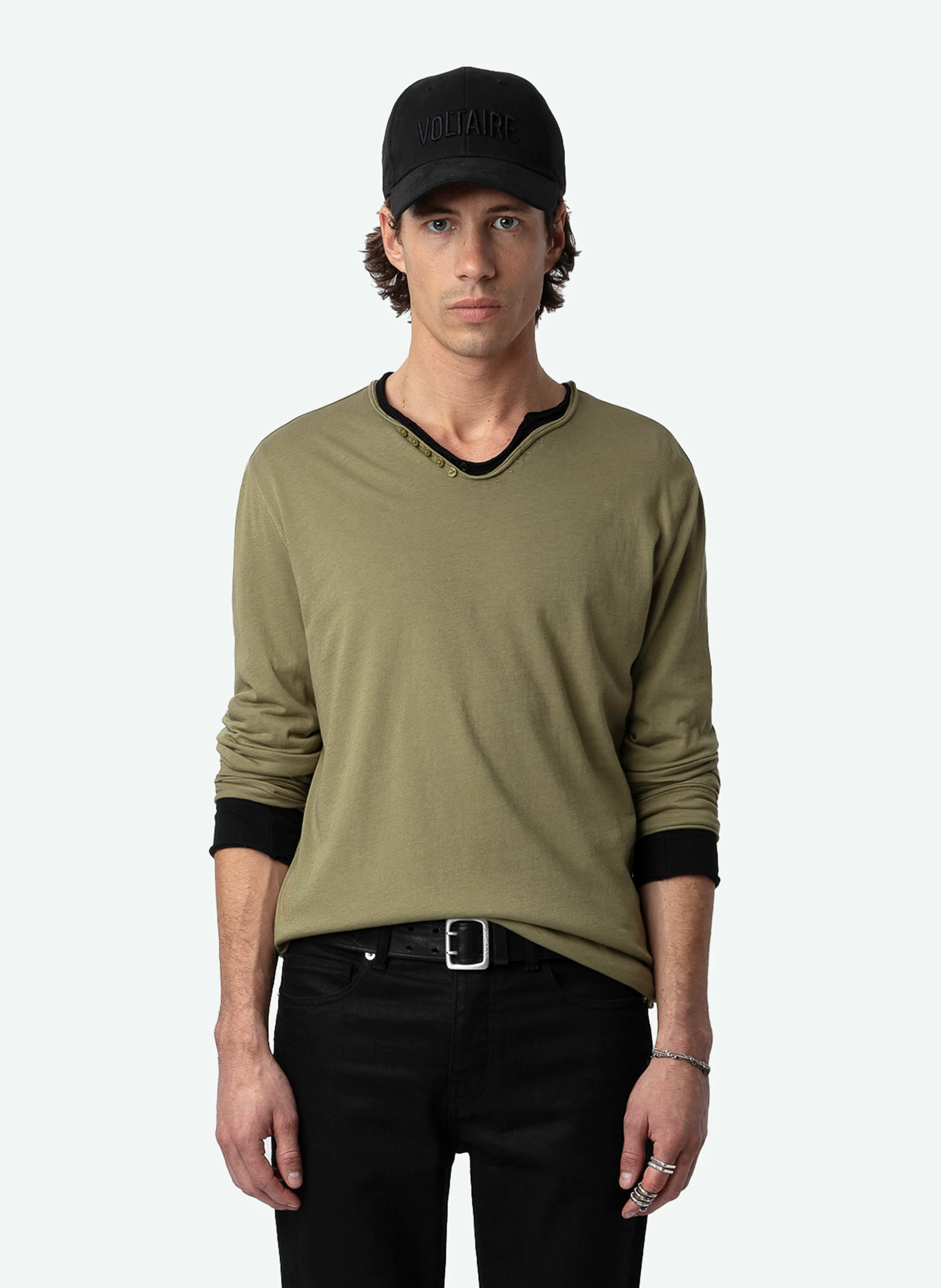 MONASTIR - Tee-shirt tunisien imprimé en coton bio | Vert