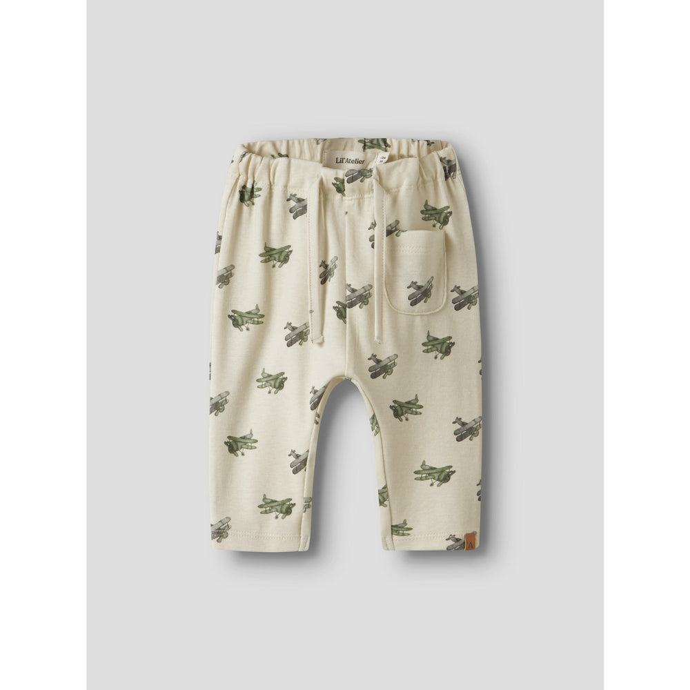 Køb Lil'Atelier Coconut Milk Airplane Nbmlayo Geu Loose Bukser Lil