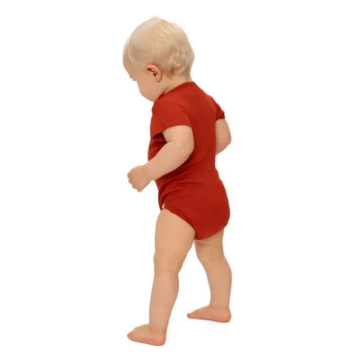 Minimalisma Combinaison en Soie Buddy | Rouge