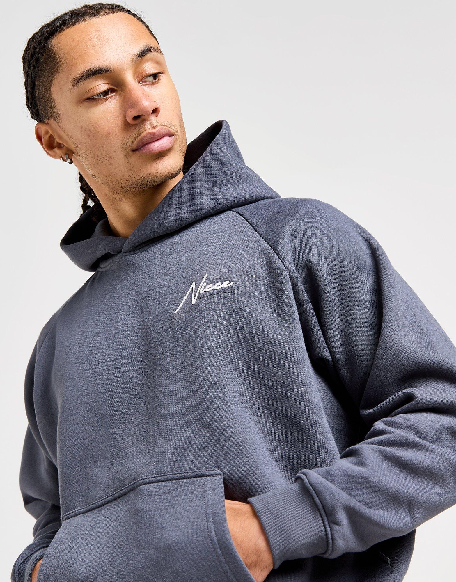 Nicce Sweat à Capuche Multi Logo Script Homme